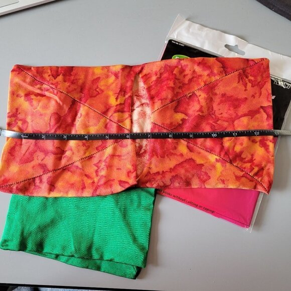 A&W Set of 3 Colorful Stretchy Elastic Fabric Textbook Protective Cover Sock - Picture 6 of 10